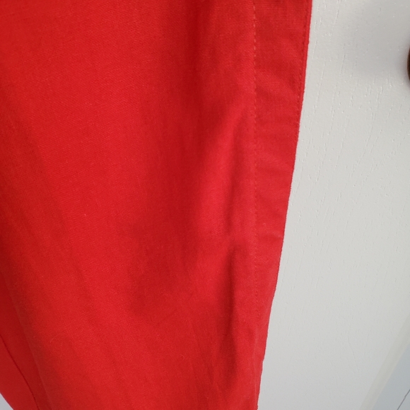 Vintage Gitano High Waisted Pants 11/12 Red - Picture 9 of 12